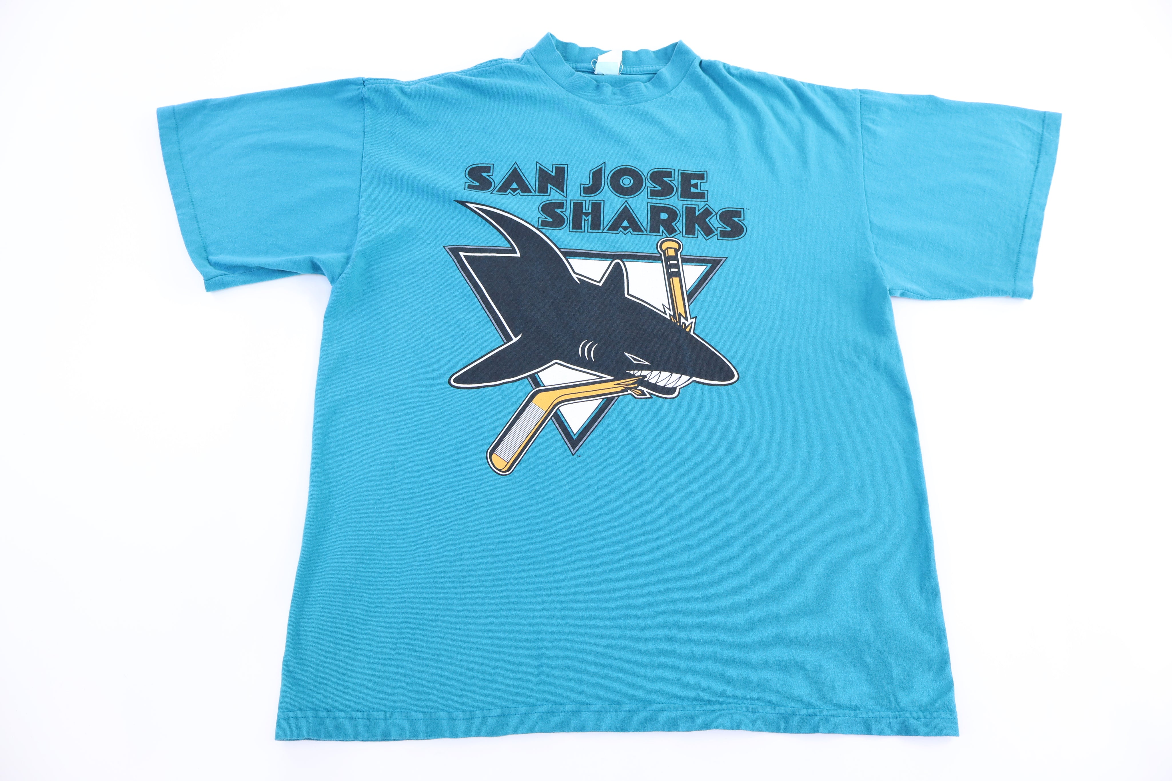 90's San Jose Sharks Hockey T-shirt - Shirts & Tops - Thrifted Threads