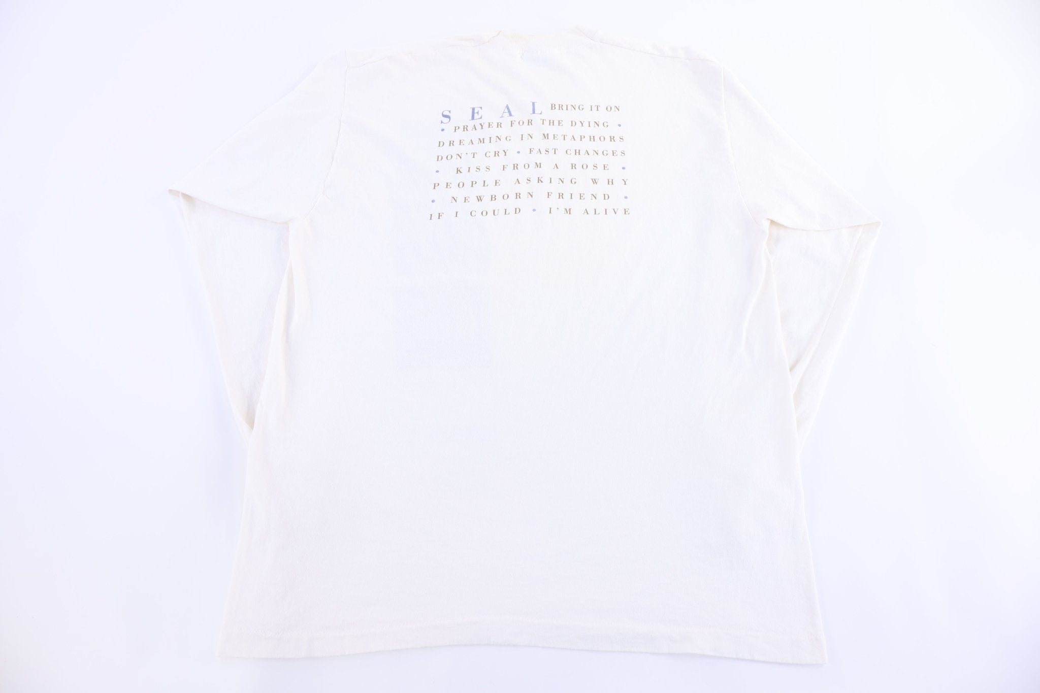 90's Seal Henry Olusegun LS T-shirt - Shirts & Tops - Thrifted Threads