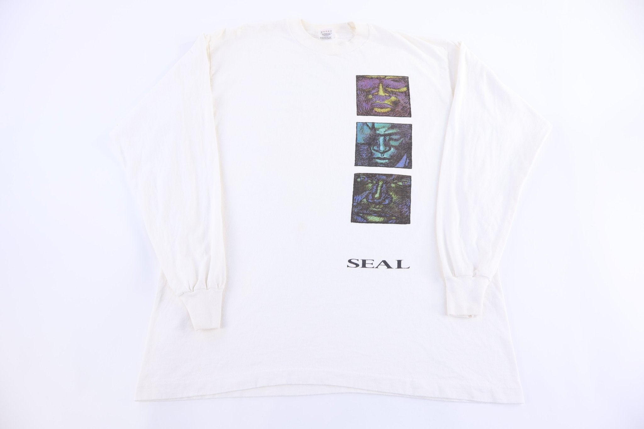 90's Seal Henry Olusegun LS T-shirt - Shirts & Tops - Thrifted Threads
