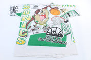 90's Seattle Supersonics Taz Devil All Over Graphic T-shirt - Shirts & Tops - Thrifted Threads