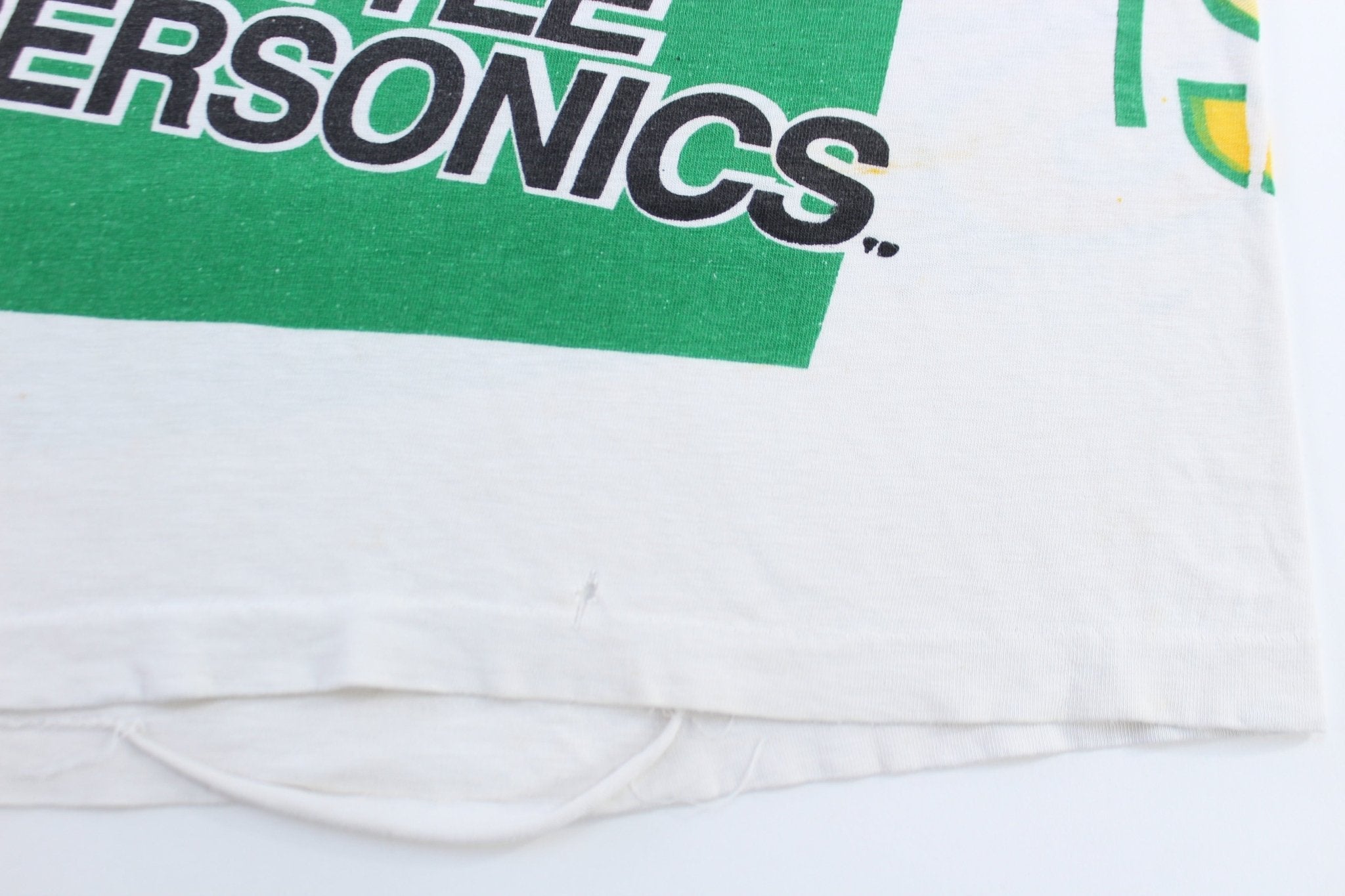 90's Seattle Supersonics Taz Devil All Over Graphic T-shirt - Shirts & Tops - Thrifted Threads