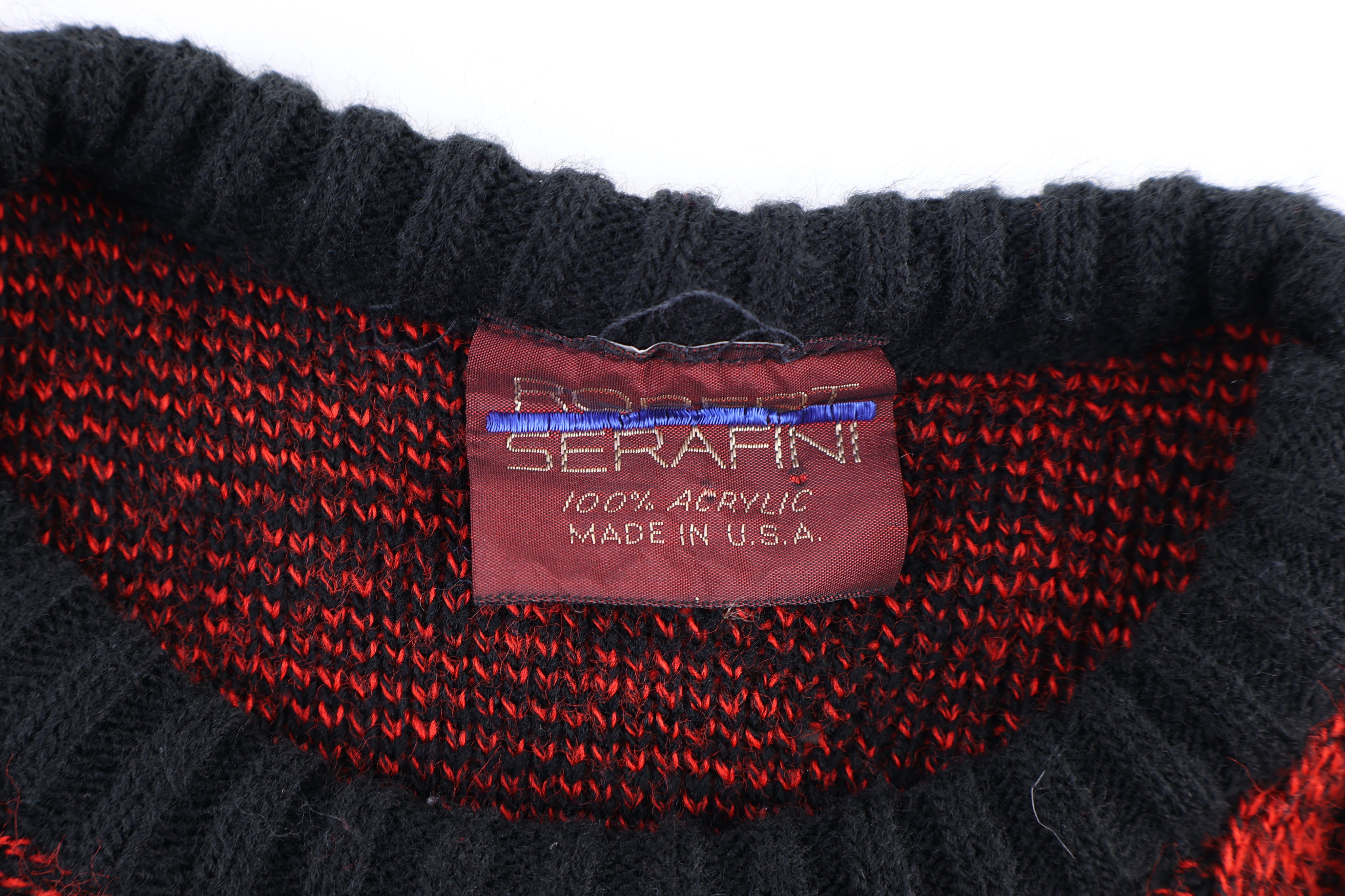 90's Sehrani Multipattern Knit Sweater - Sweater - Thrifted Threads