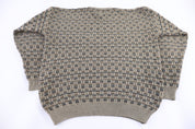 90's Serafini Multipattern Knit Sweater - Sweater - Thrifted Threads