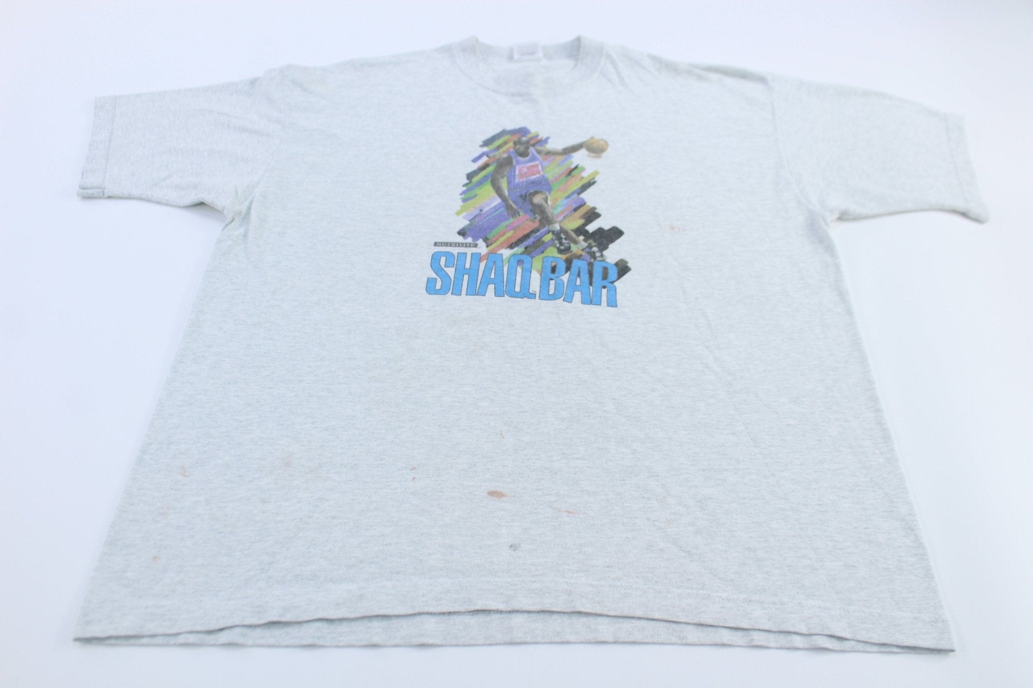 90's Shaquille O'Neal Shaq Bar Nutriilite T-Shirt - ThriftedThreads.com