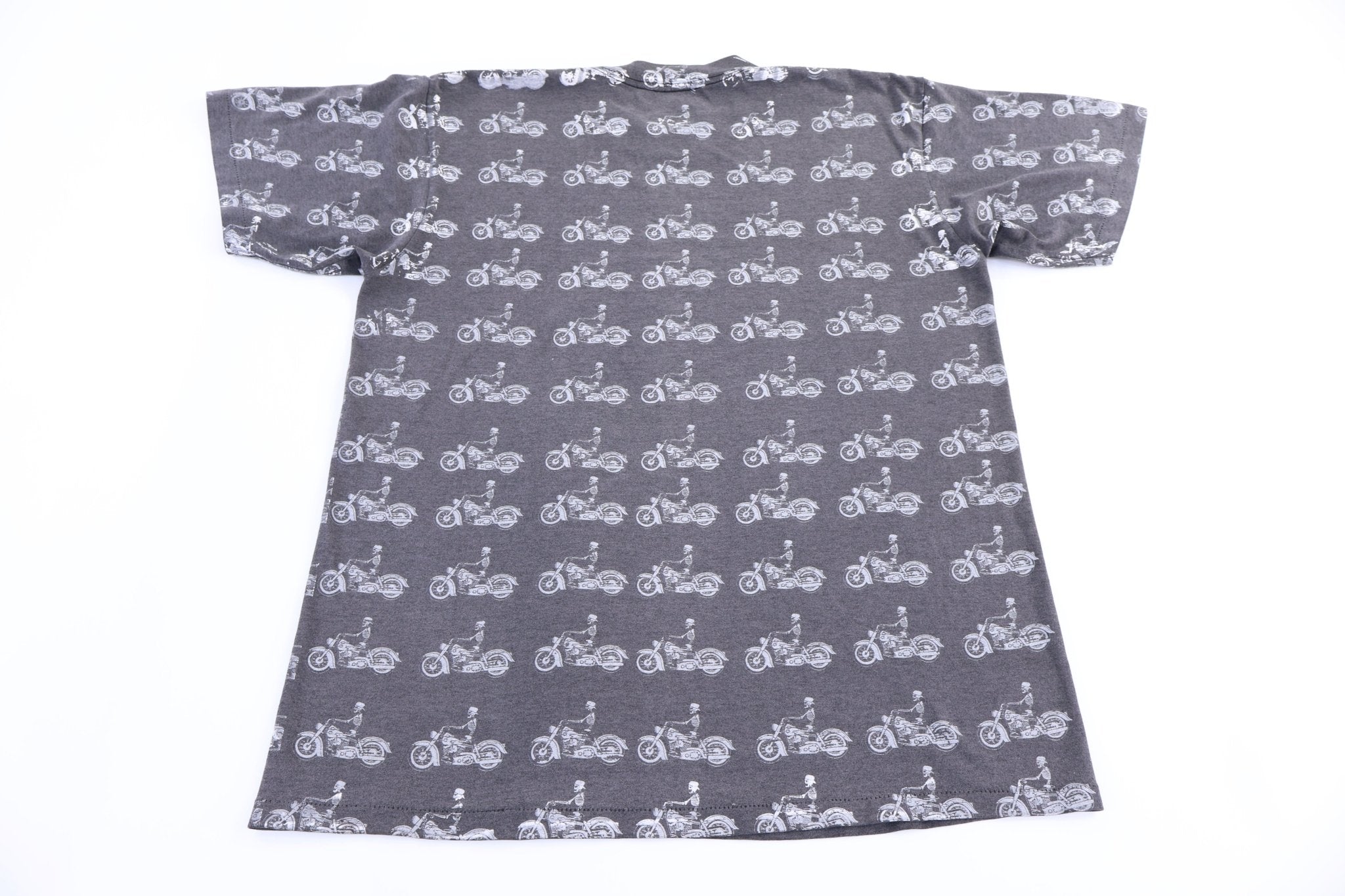 90's Skeletons & Bikes Graphic T-shirt - Shirts & Tops - Thrifted Threads