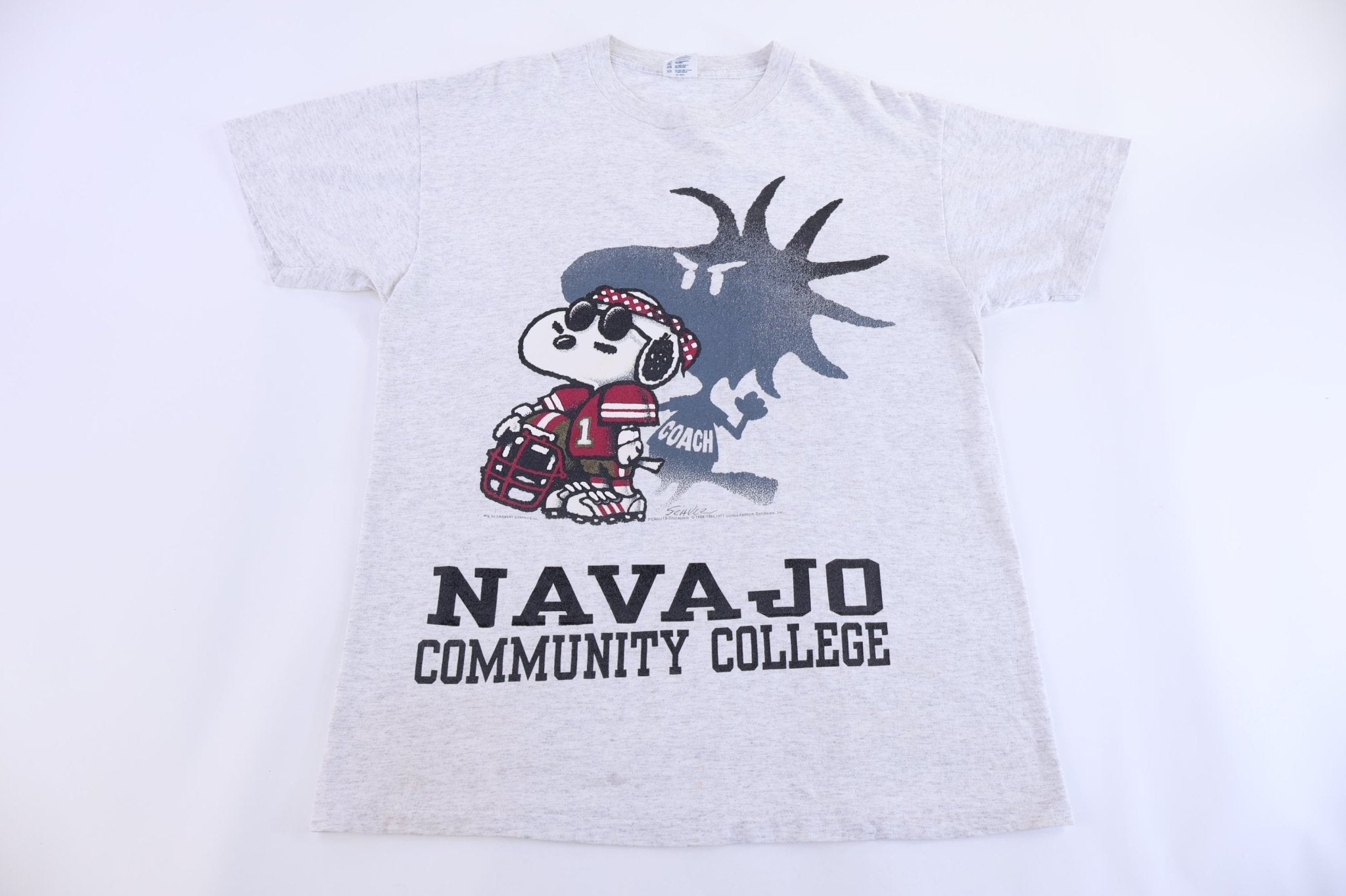 90's Snoopy Navajo Community College T-shirt - Shirts & Tops - Thrifted Threads