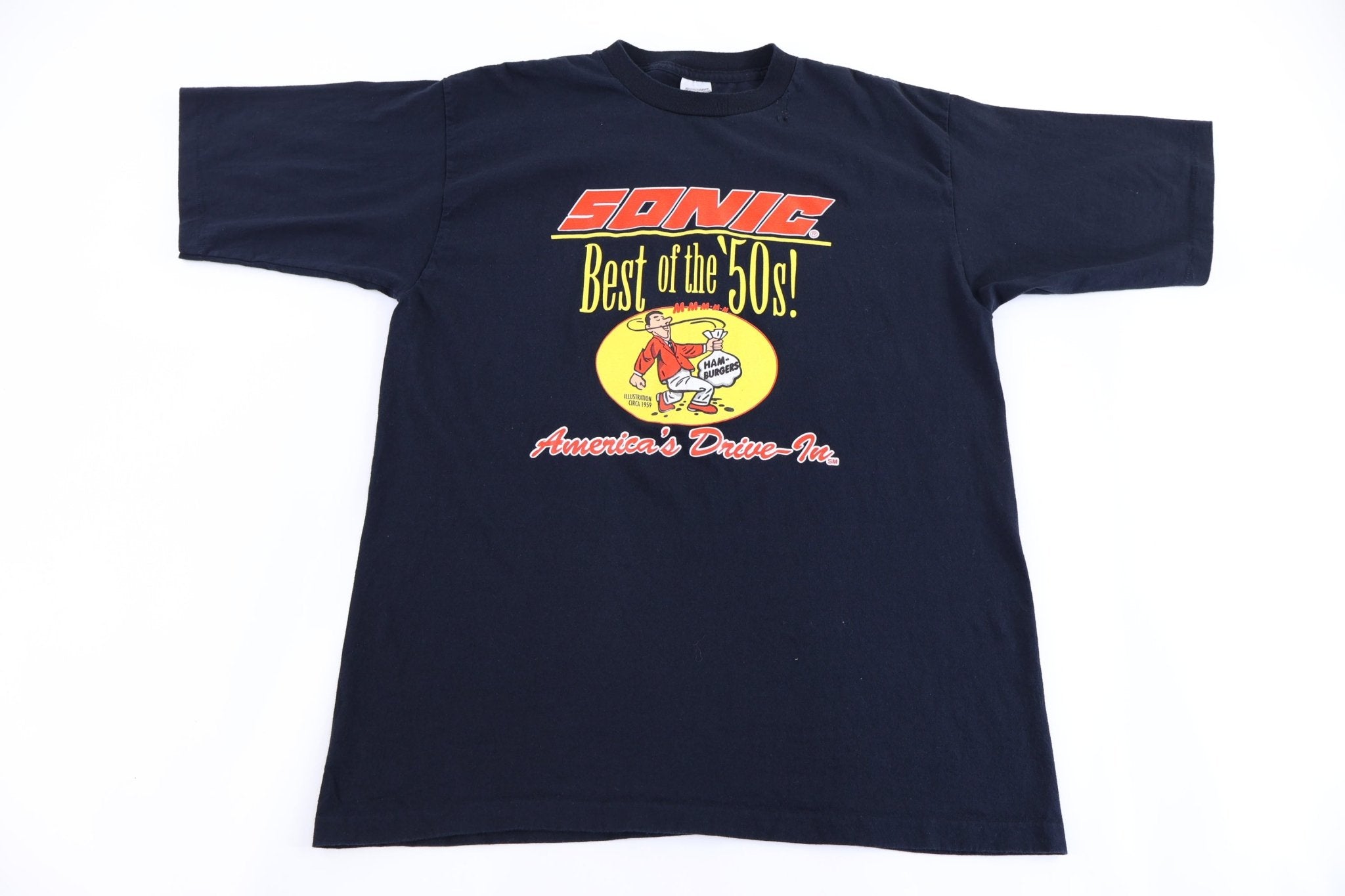 90's Sonic Best of The 50's America's Drive In T-shirt - Shirts & Tops - Thrifted Threads