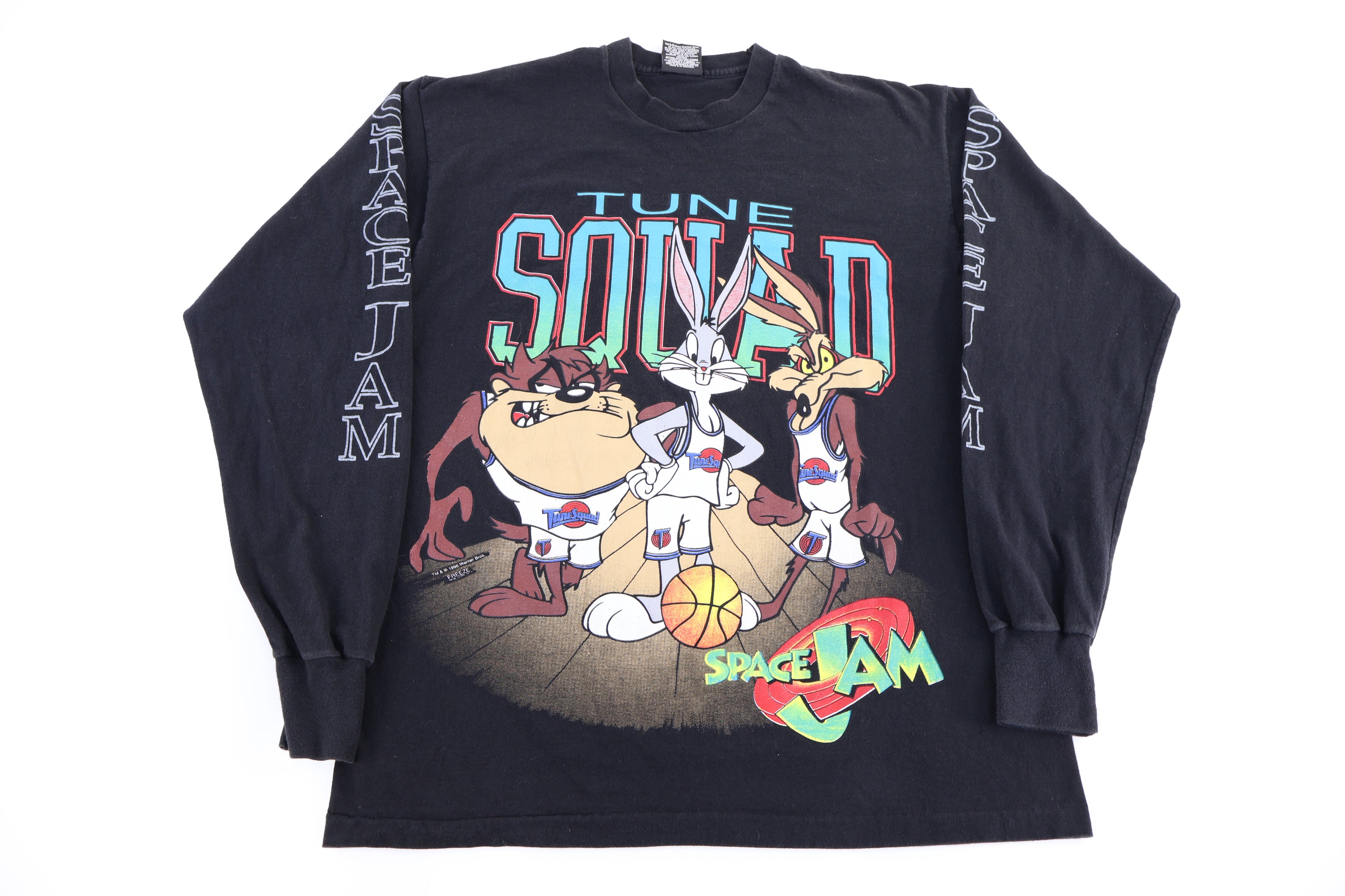 90's Space Jam Looney Tunes LS T-shirt - Shirts & Tops - Thrifted Threads