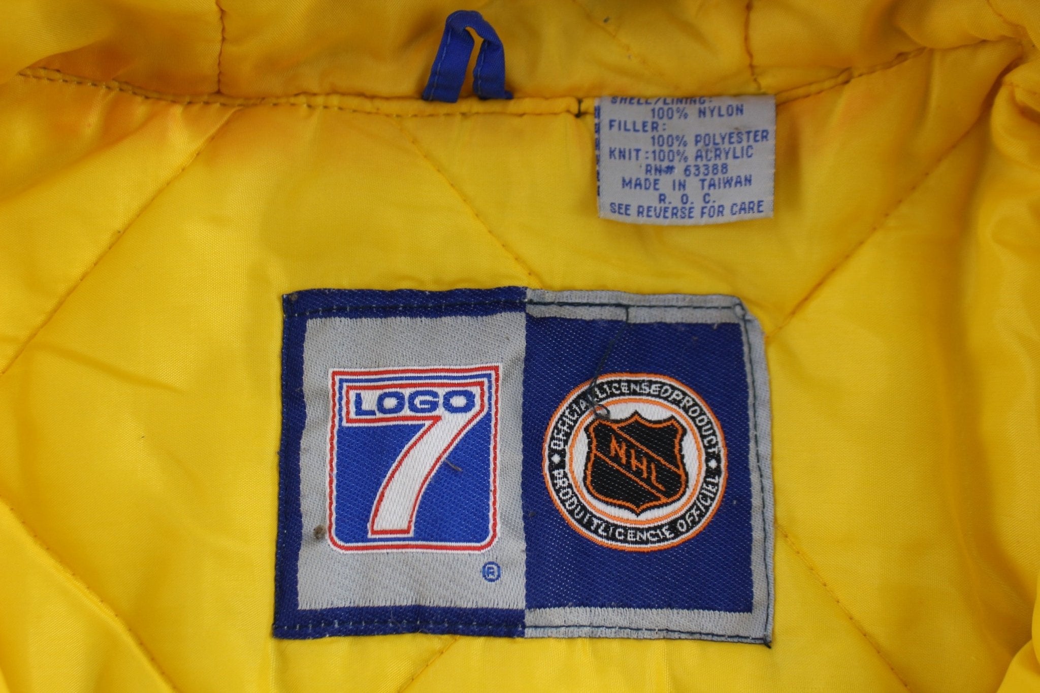 90's St. Louis Blues Hockey Full Zip Puffer Jacket - Jacket - Thrifted Threads