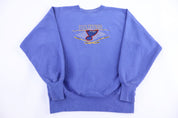 90's St. Louis Blues Hockey Reverse Weave Sweatshirt - Sweatshirt - Thrifted Threads
