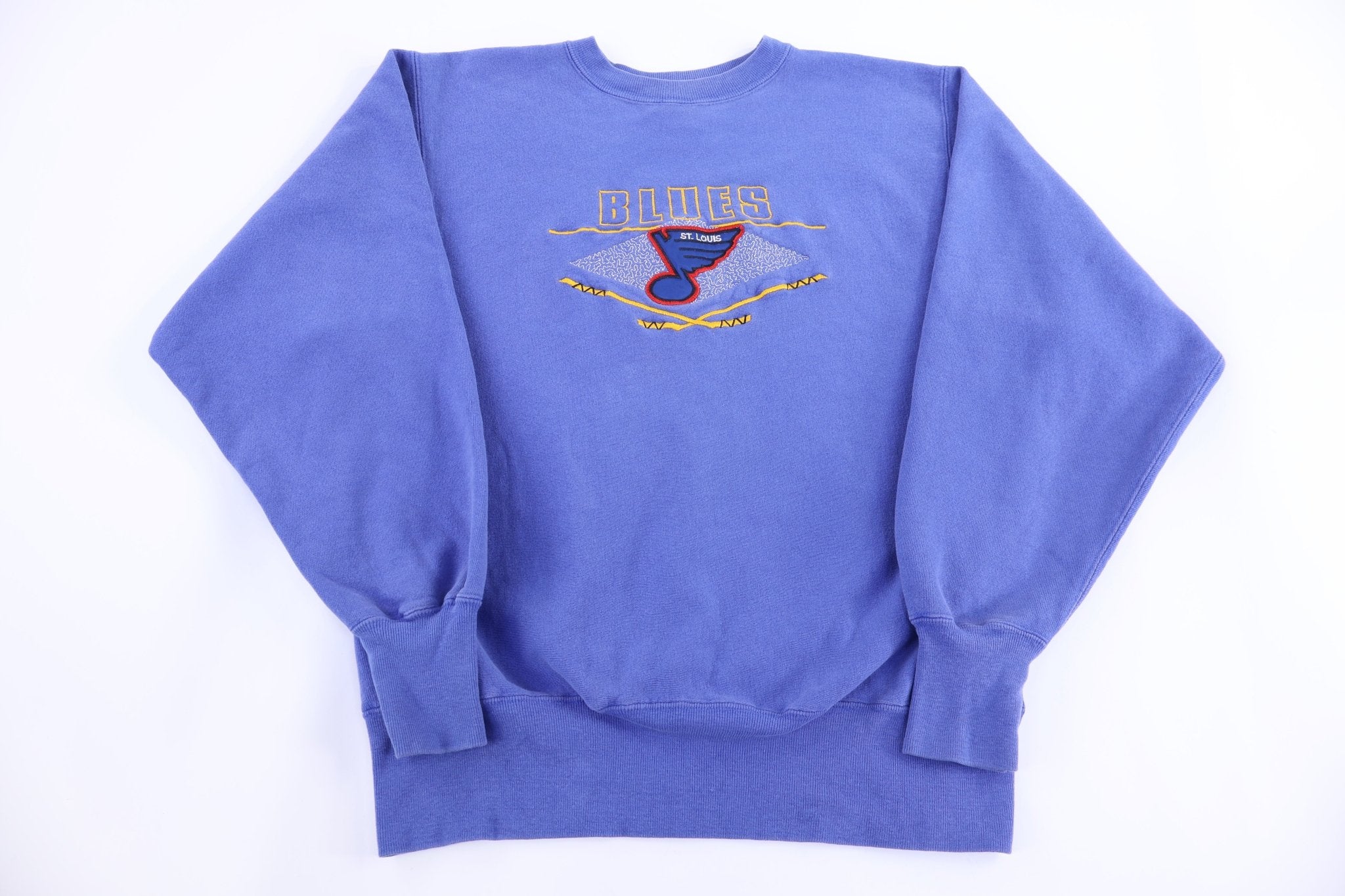 90's St. Louis Blues Hockey Reverse Weave Sweatshirt - Sweatshirt - Thrifted Threads