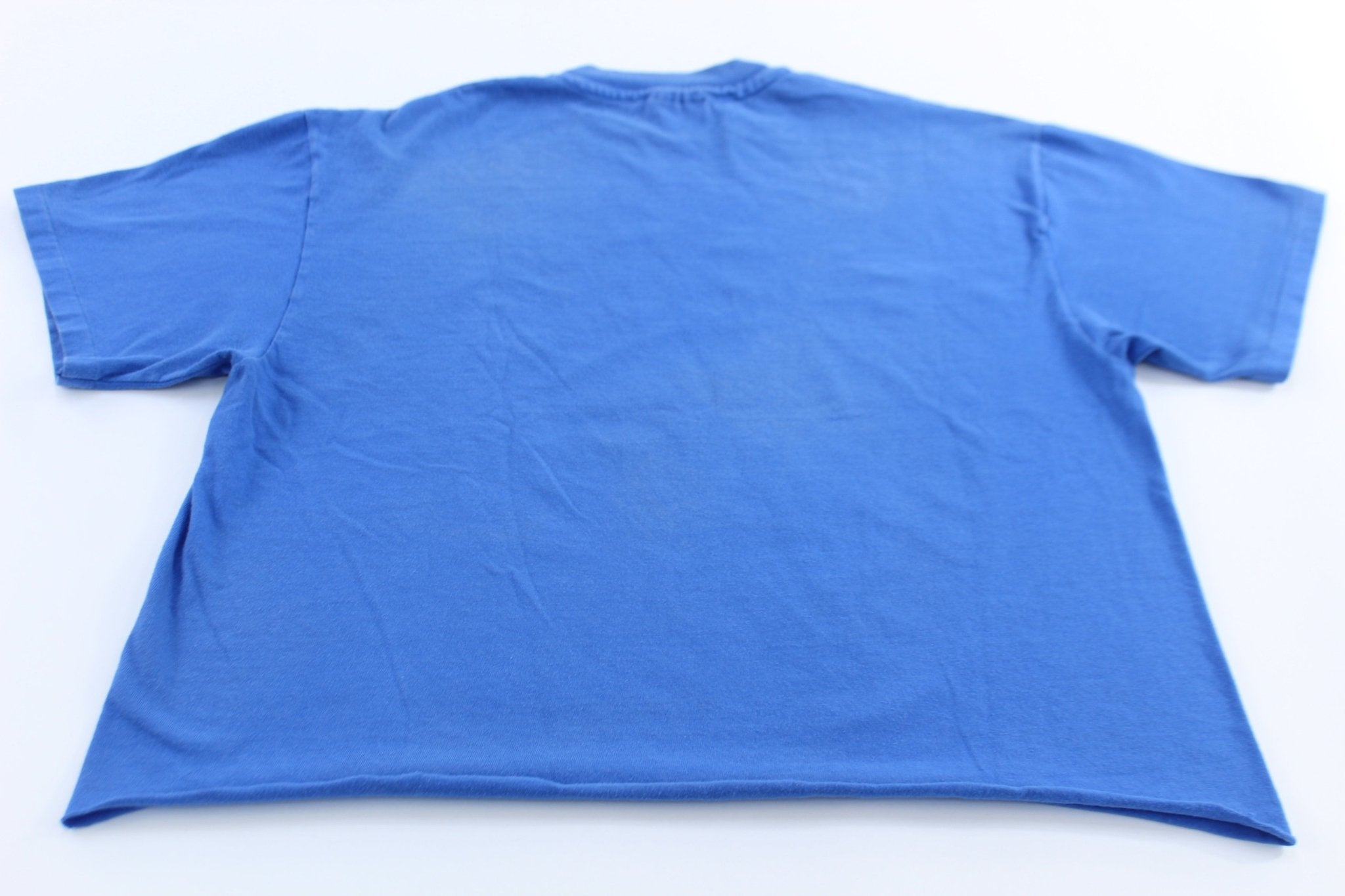 90's St. Louis Rams Football Cropped T-Shirt - ThriftedThreads.com