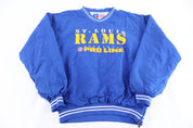 90's St. Louis Rams Football Pullover Windbreaker - Jacket - Thrifted Threads