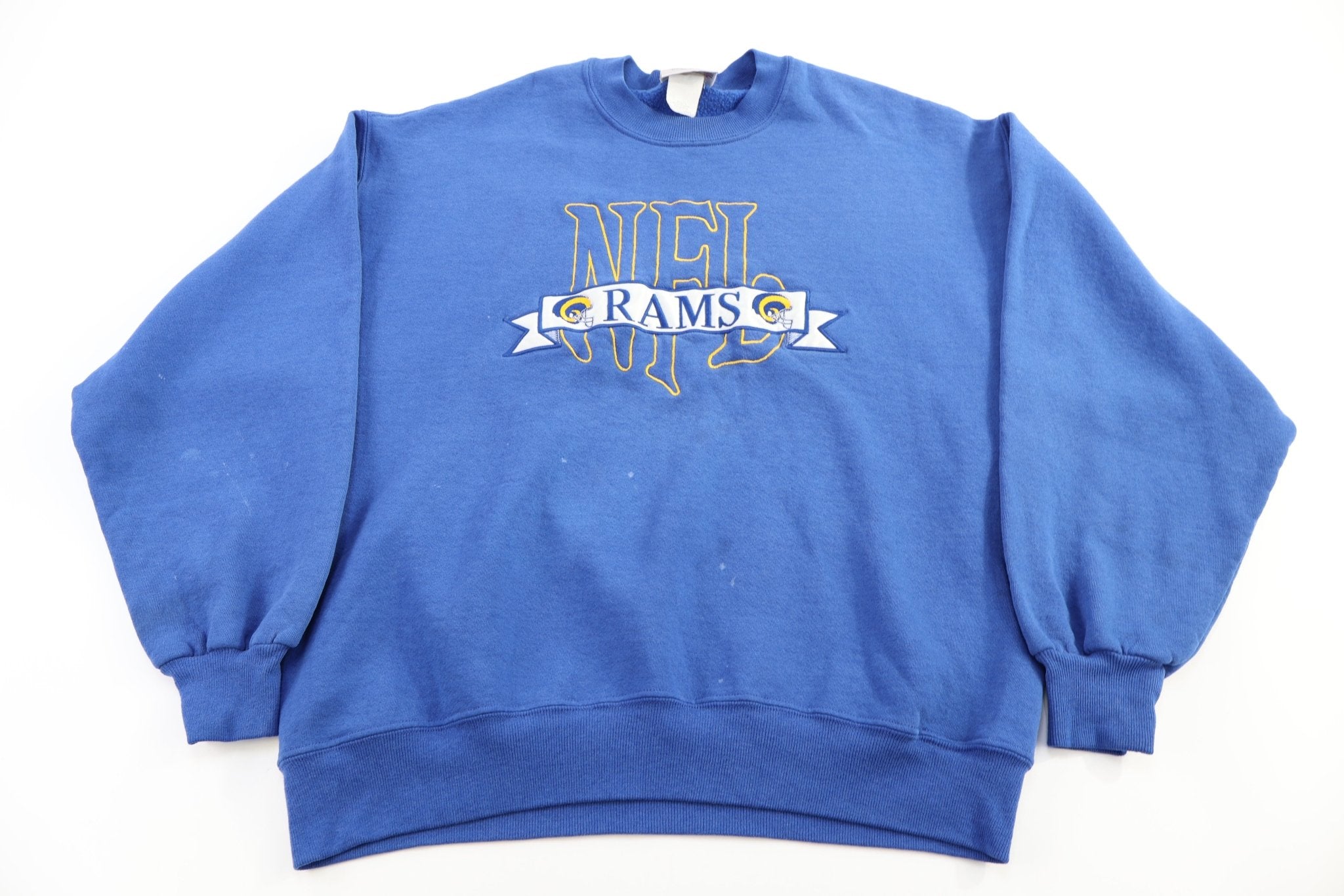 90's St. Louis Rams Football Sweatshirt - Sweatshirt - Thrifted Threads