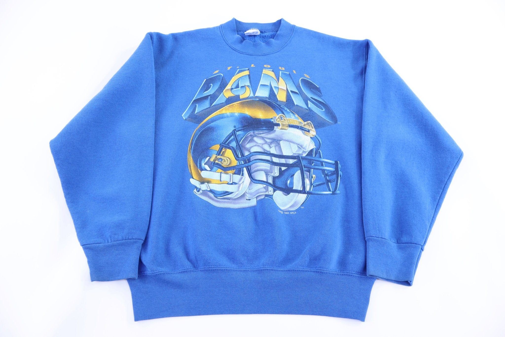 90's St. Louis Rams Football Sweatshirt - Sweatshirt - Thrifted Threads