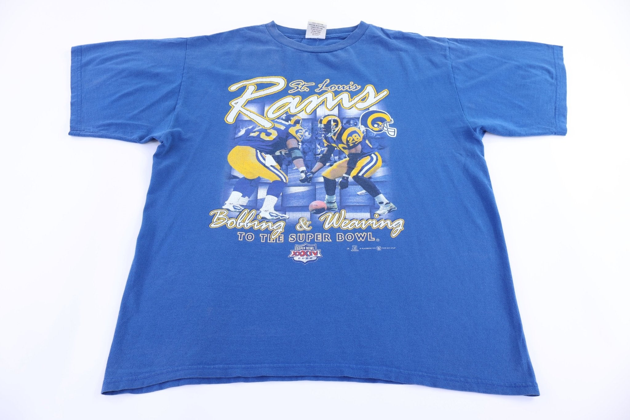 90's St. Louis Rams Football T-shirt - Shirts & Tops - Thrifted Threads