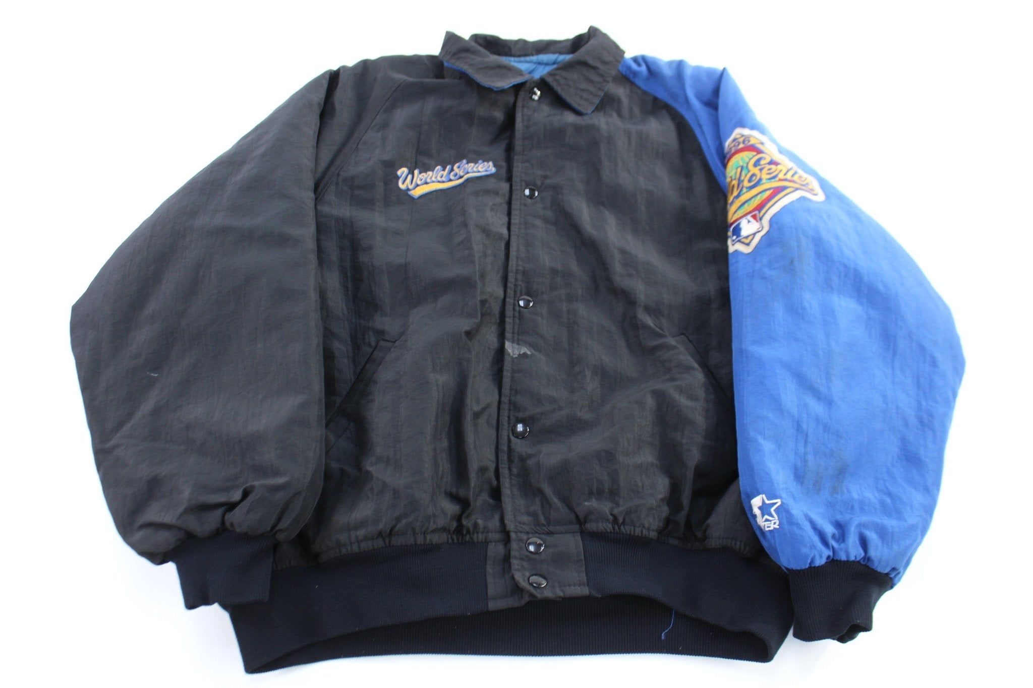 90's Starter Baseball World Series Full Zip Jacket - jacket - Thrifted Threads