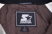 90's Starter Cleveland Brown Football Full Zip Jacket - Jacket - Thrifted Threads