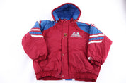 90's Starter Colorado Avalanche Full Zip Puffer Jacket - Jacket - Thrifted Threads
