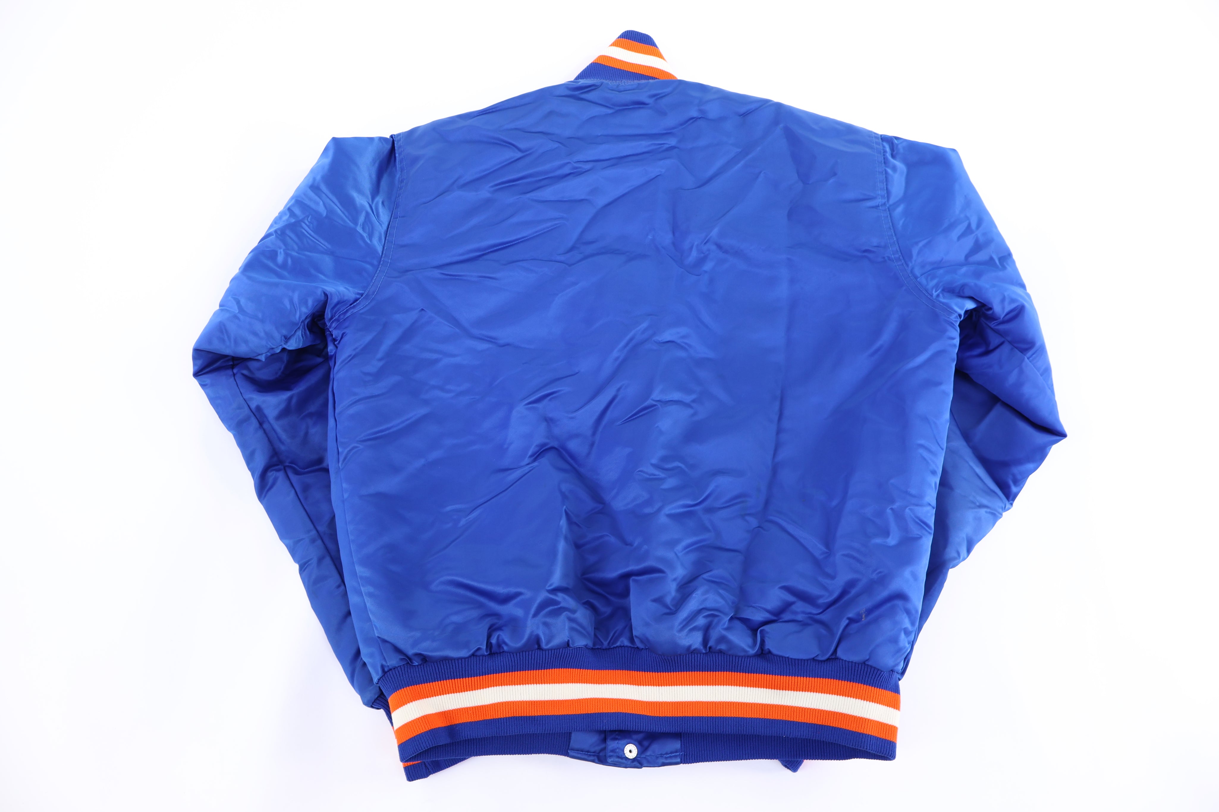 90's Starter Edmonton Oilers Hockey Bomber Jacket - Jacket - Thrifted Threads