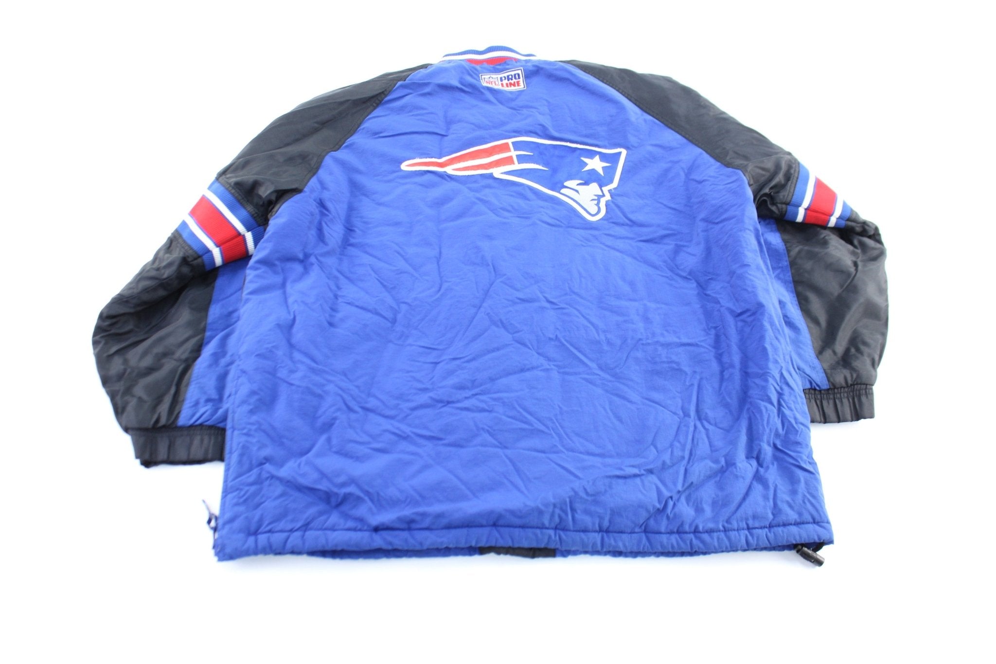 90's Starter Embroidered Logo New England Patriots Zip Up Jacket –  ThriftedThreads.com