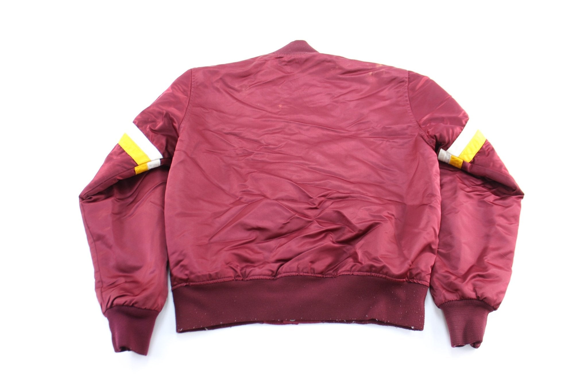 90's Starter Embroidered Logo Washington Redskins Bomber Jacket - ThriftedThreads.com