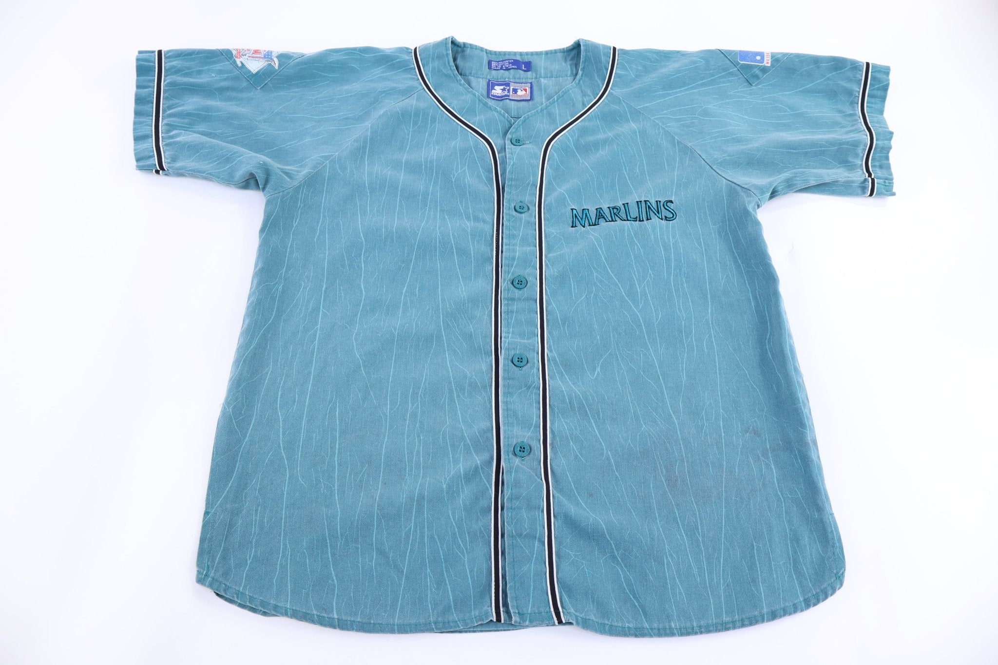 90's Starter Florida Marlins Baseball Jersey - Jerseys/Tanks - Thrifted Threads