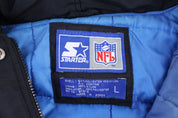 90's Starter New York Giants Football Full Zip Jacket - Jacket - Thrifted Threads
