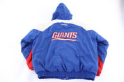 90's Starter New York Giants Full Zip Puffer Jacket - jacket - Thrifted Threads