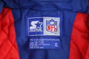 90's Starter New York Giants Full Zip Puffer Jacket - jacket - Thrifted Threads