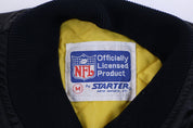 90's Starter Pittsburgh Steelers Football Bomber Jacket - Jacket - Thrifted Threads
