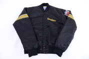 90's Starter Pittsburgh Steelers Football Bomber Jacket - Jacket - Thrifted Threads