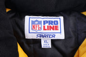 90's Starter Pittsburgh Steelers Football Full Zip Jacket - Jacket - Thrifted Threads