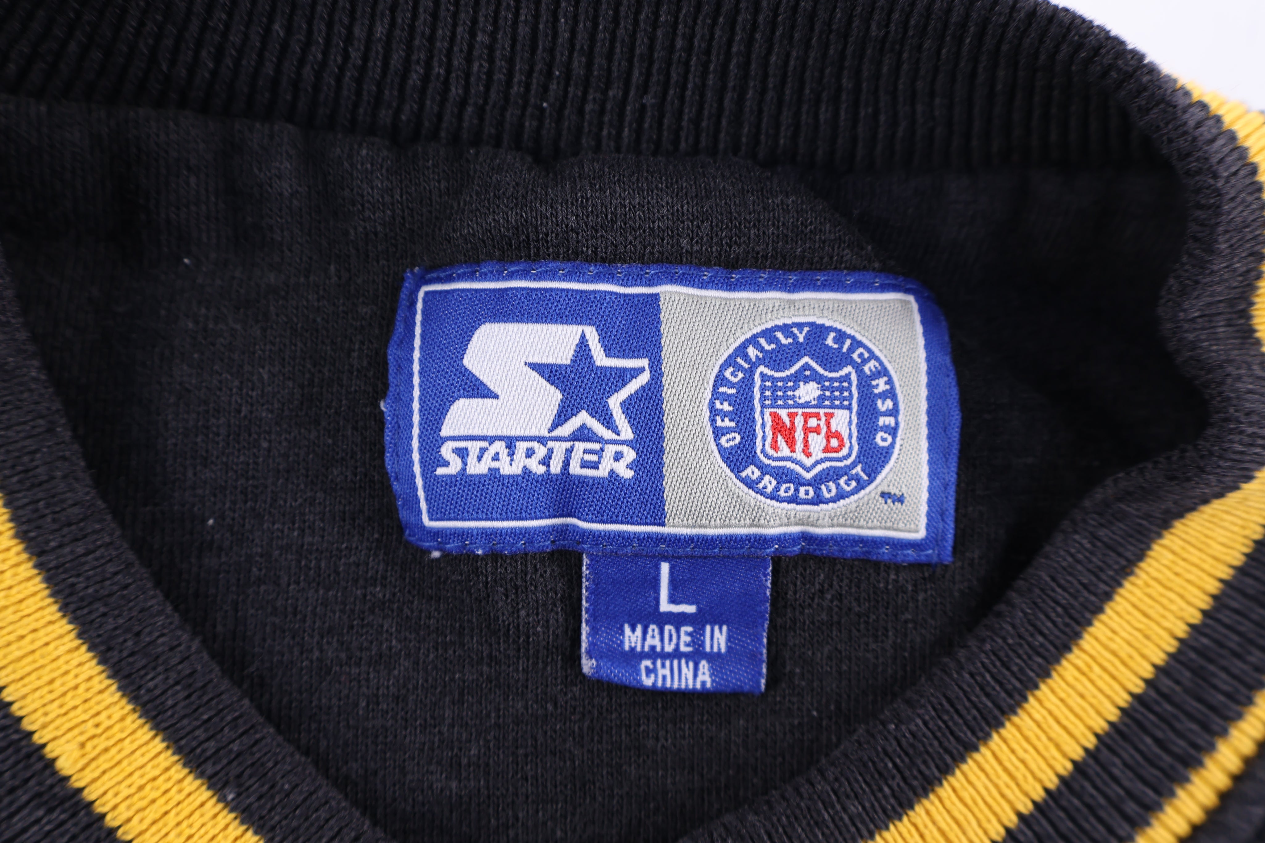90's Starter Pittsburgh Steelers Football Sweatshirt - Sweatshirt - Thrifted Threads