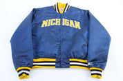 90's Starter University of Michigan Bomber Jacket - Jackets - Thrifted Threads