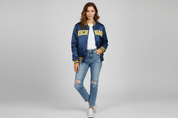 90's Starter University of Michigan Bomber Jacket - Jackets - Thrifted Threads