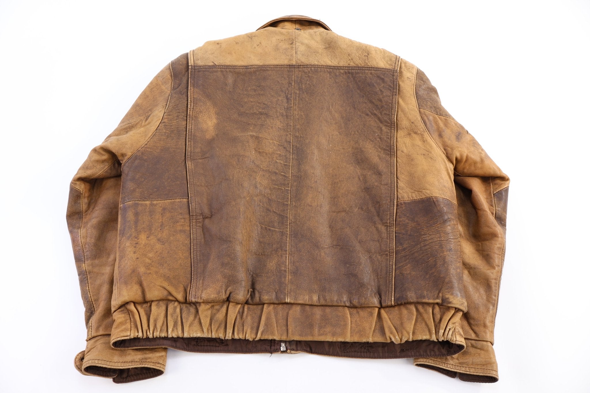 90's Startown Brown Leather Sherpa Lined Jacket - Jacket - Thrifted Threads