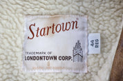 90's Startown Brown Leather Sherpa Lined Jacket - Jacket - Thrifted Threads