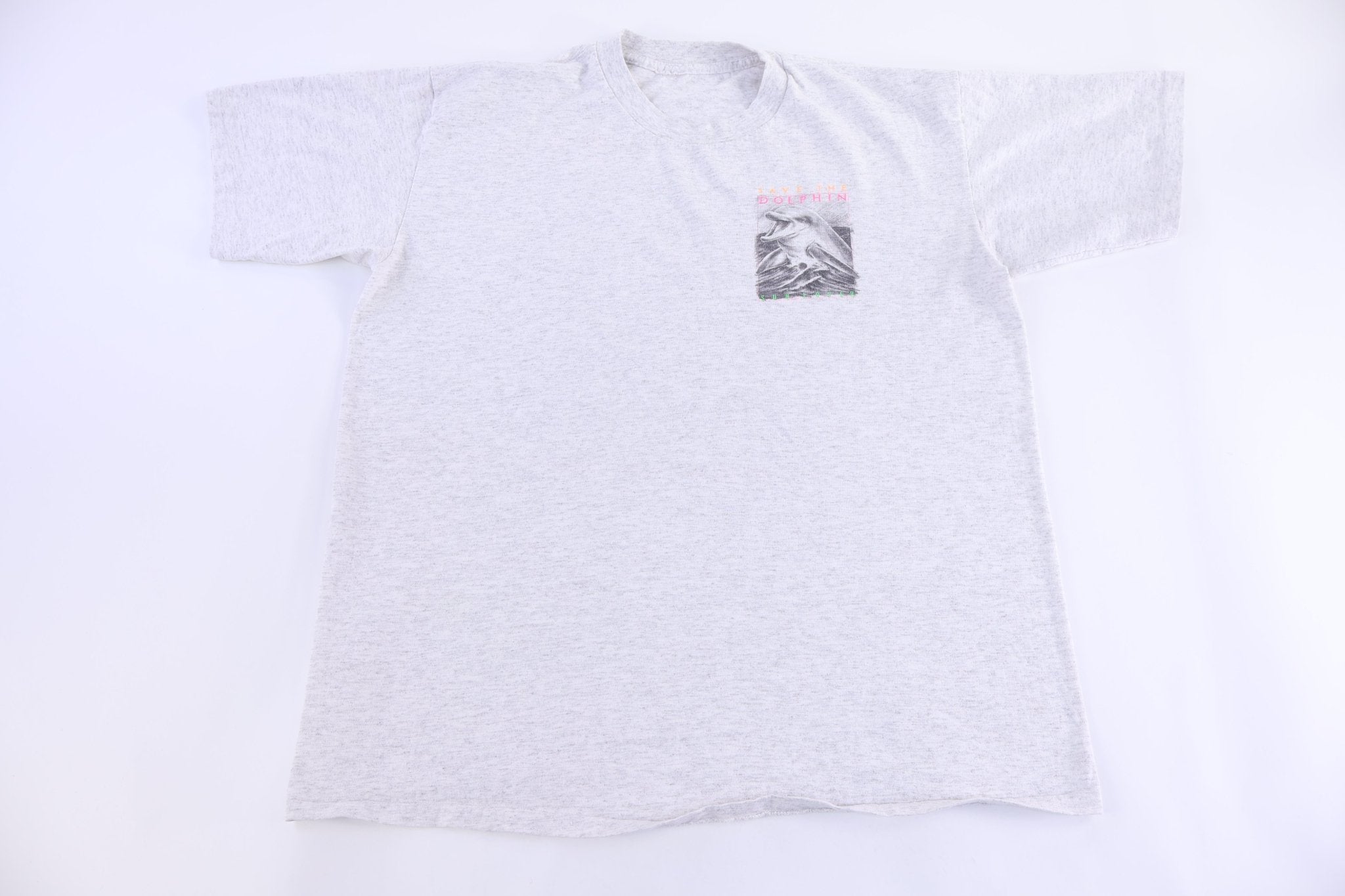 90's Sun Lover Save The Dolphins T-shirt - Shirts & Tops - Thrifted Threads