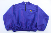 90's Surf Style Quarter Zip Windbreaker - Jacket - Thrifted Threads