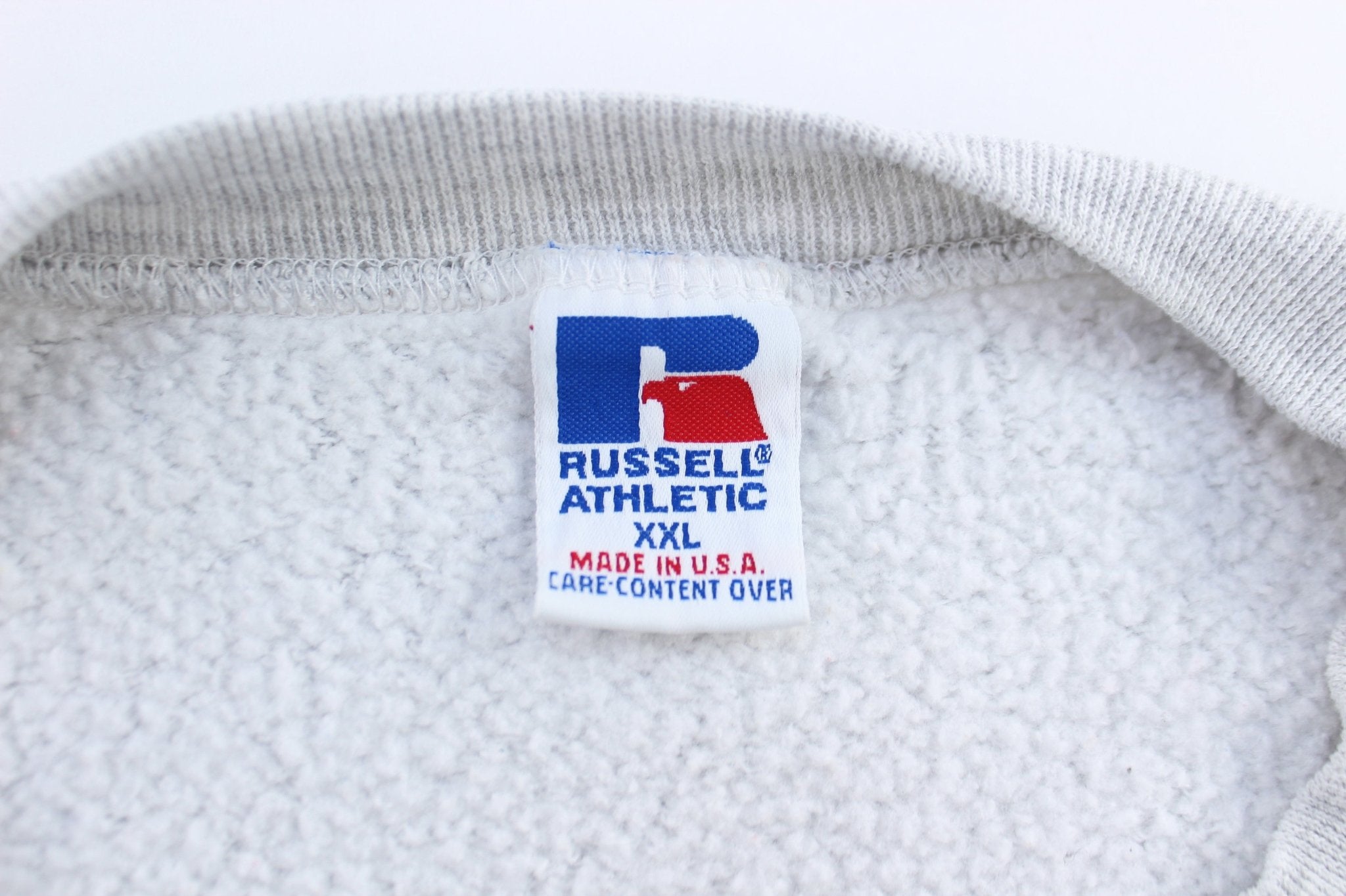 90's Tampa Bay Devil Rays Embroidered Russell Athletic Sweatshirt - ThriftedThreads.com