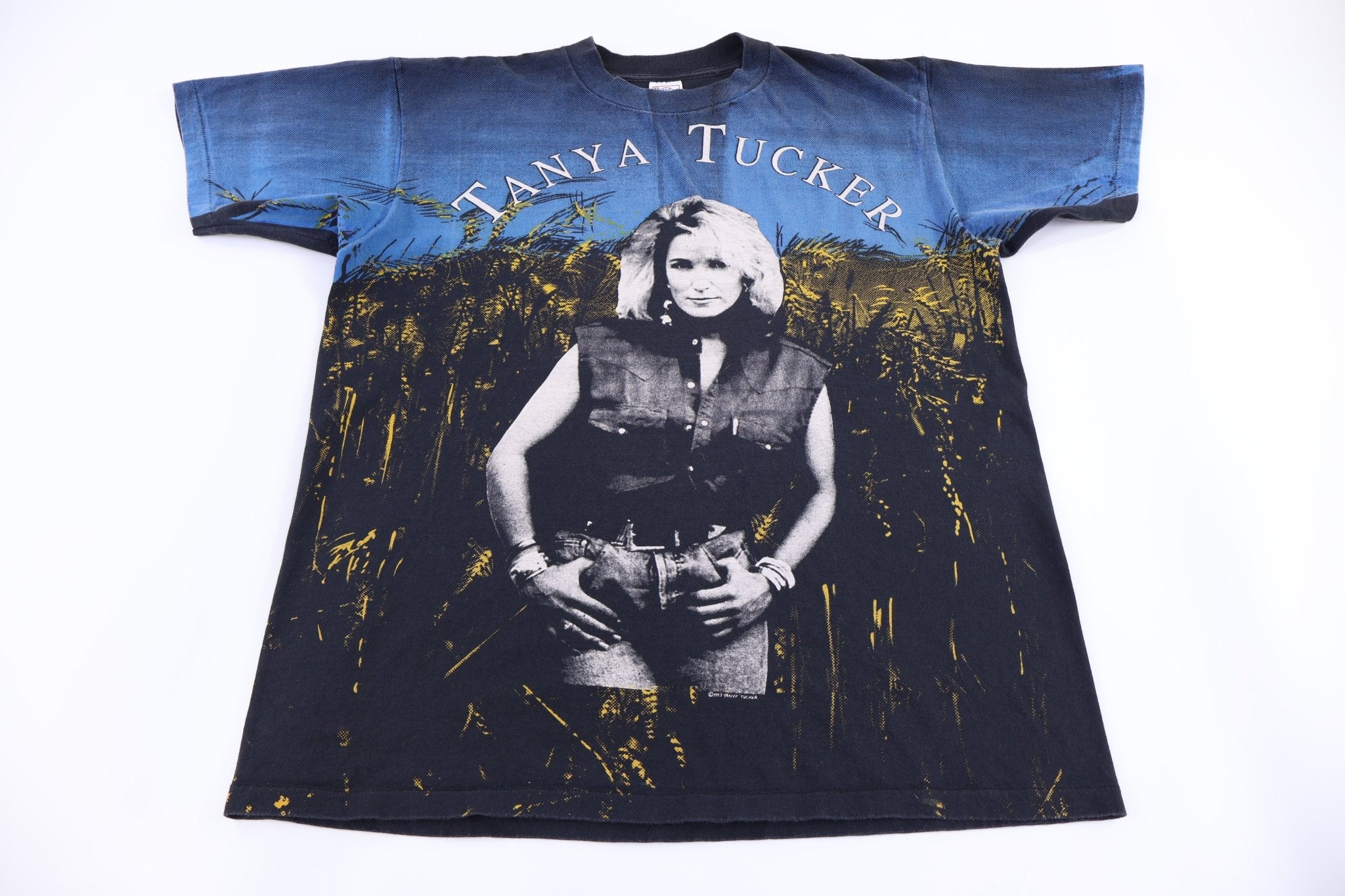 90's Tanya Tucker Can't Run From Yourself T-shirt - Shirts & Tops - Thrifted Threads