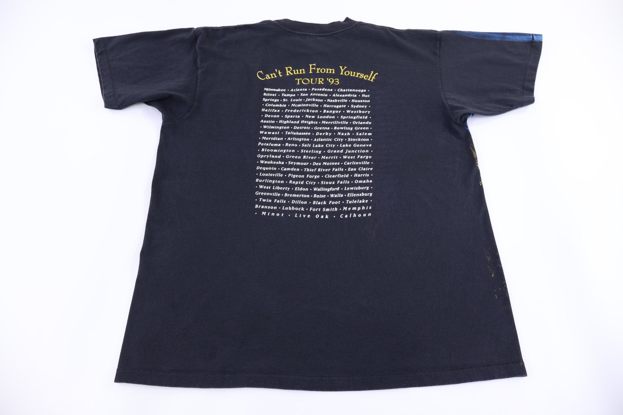 90's Tanya Tucker Can't Run From Yourself T-shirt - Shirts & Tops - Thrifted Threads