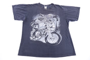 90's Tasmanian Devil Biker Graphic T-shirt - Shirts & Tops - Thrifted Threads