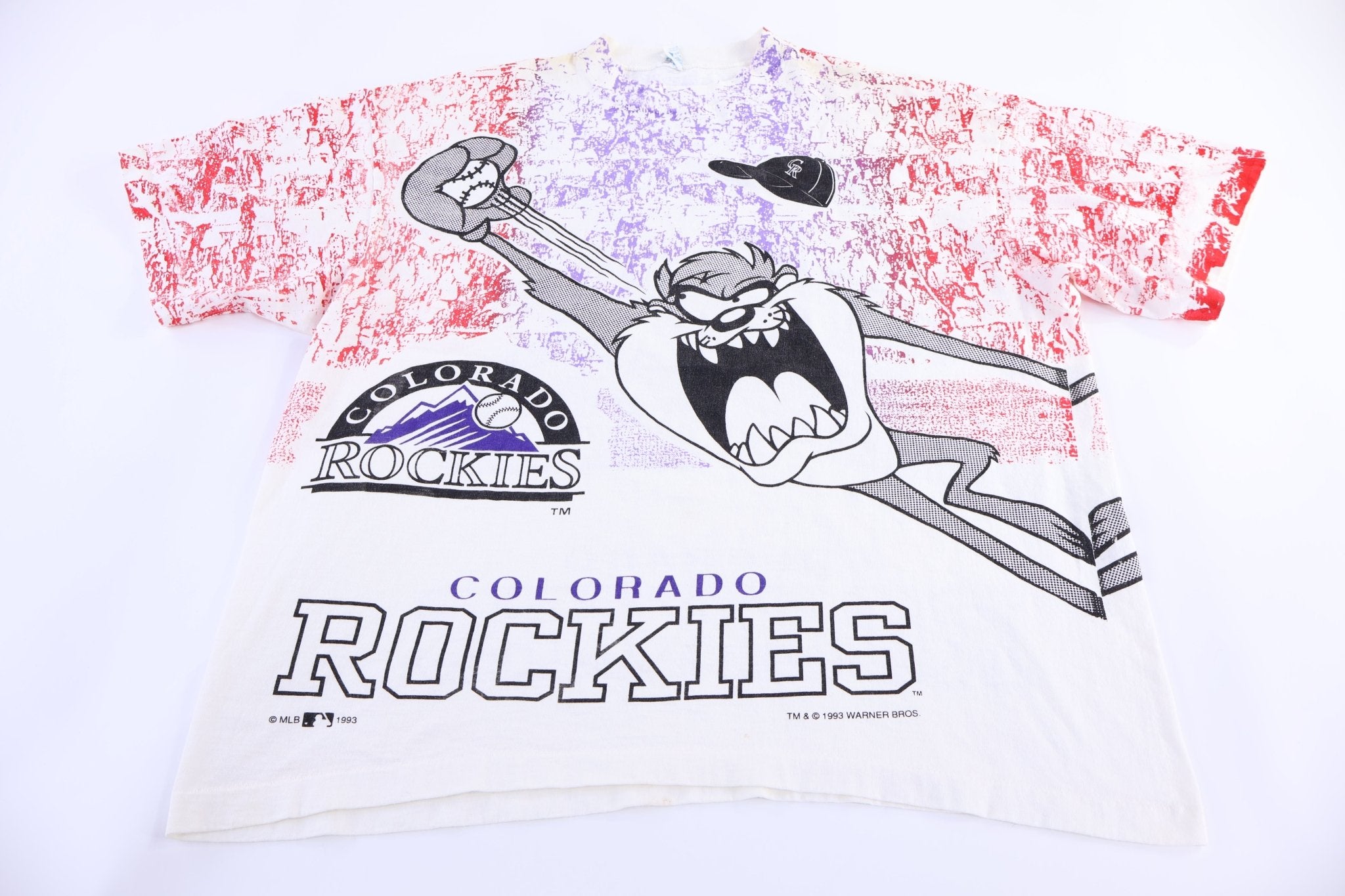 90's Taz the Devil Colorado Rockies Baseball T-shirt - Shirts & Tops - Thrifted Threads