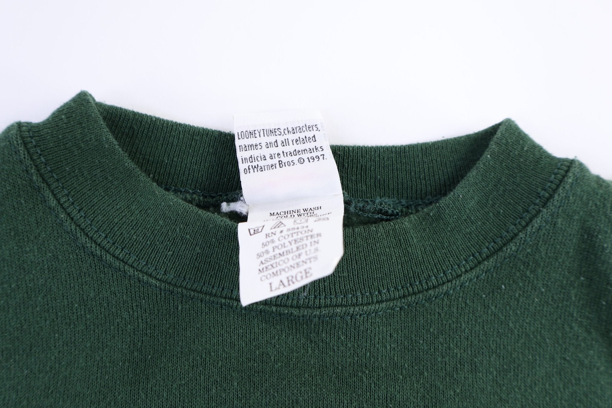 90's Taz The Devil Dinosaur Graphic Sweatshirt - Sweatshirt - Thrifted Threads