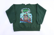 90's Taz The Devil Dinosaur Graphic Sweatshirt - Sweatshirt - Thrifted Threads