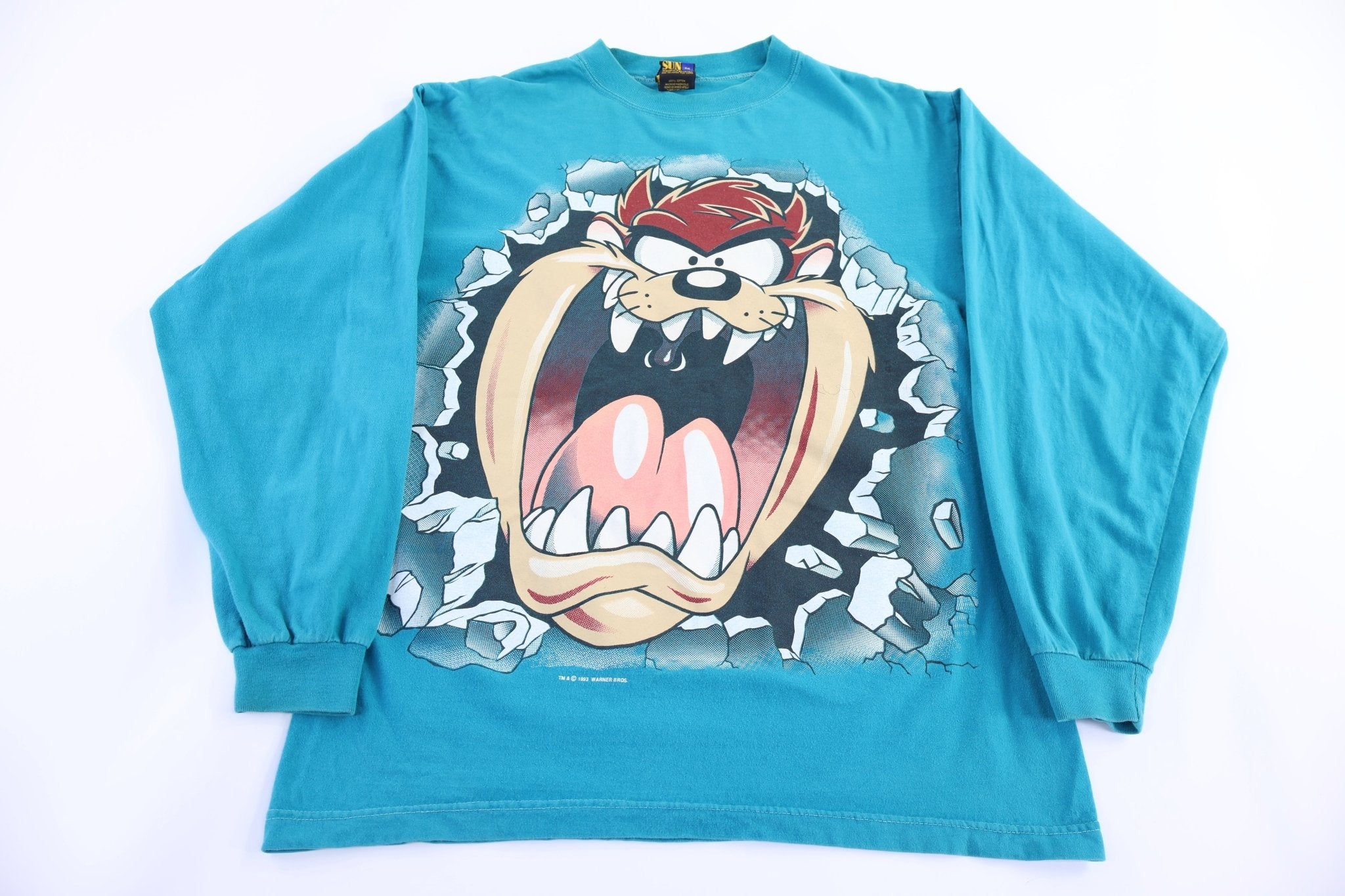 90's Taz the Devil Graphic LS T-shirt - Shirts & Topss - Thrifted Threads