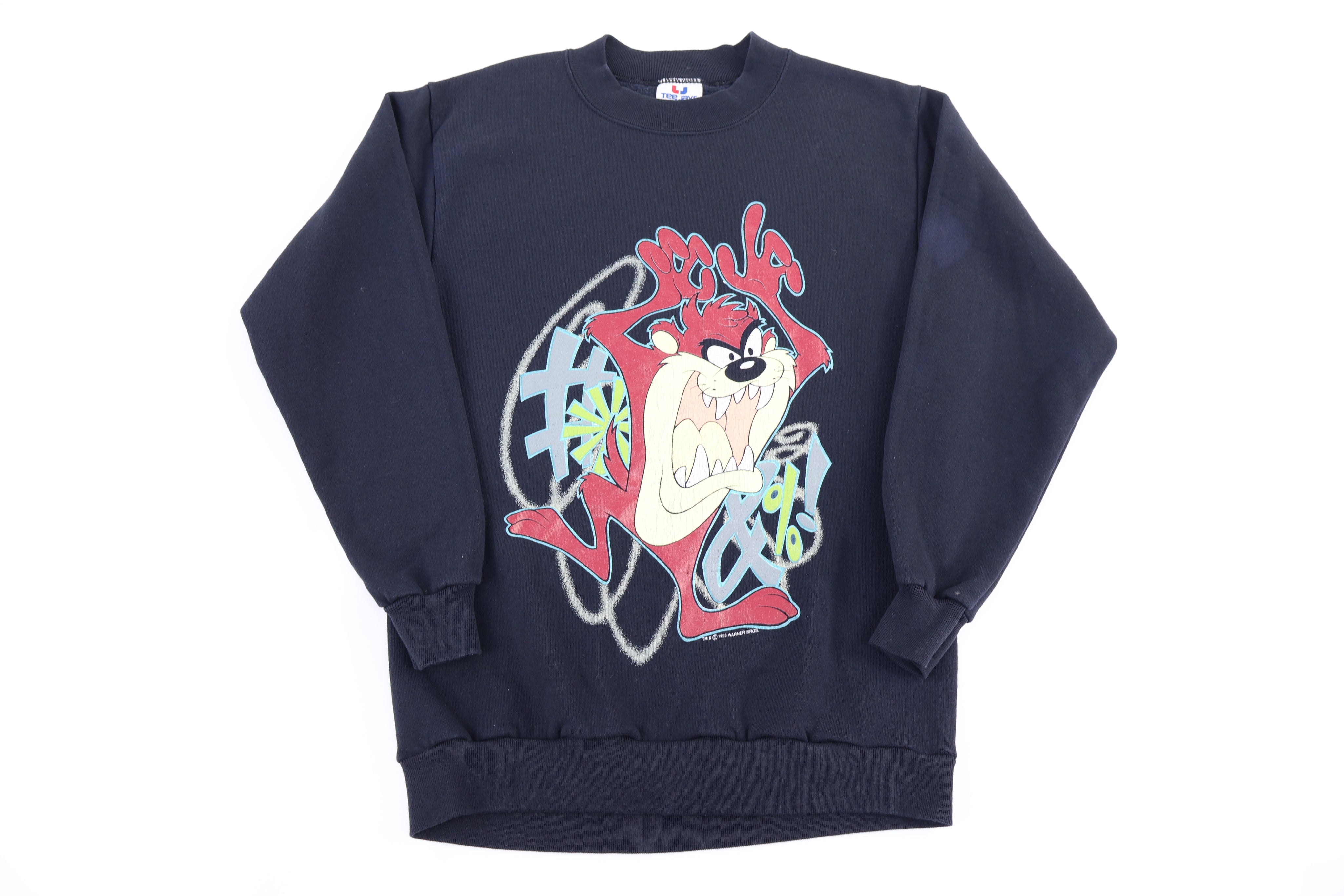 90's Taz The Devil Graphic Sweatshirt - Sweatshirt - Thrifted Threads