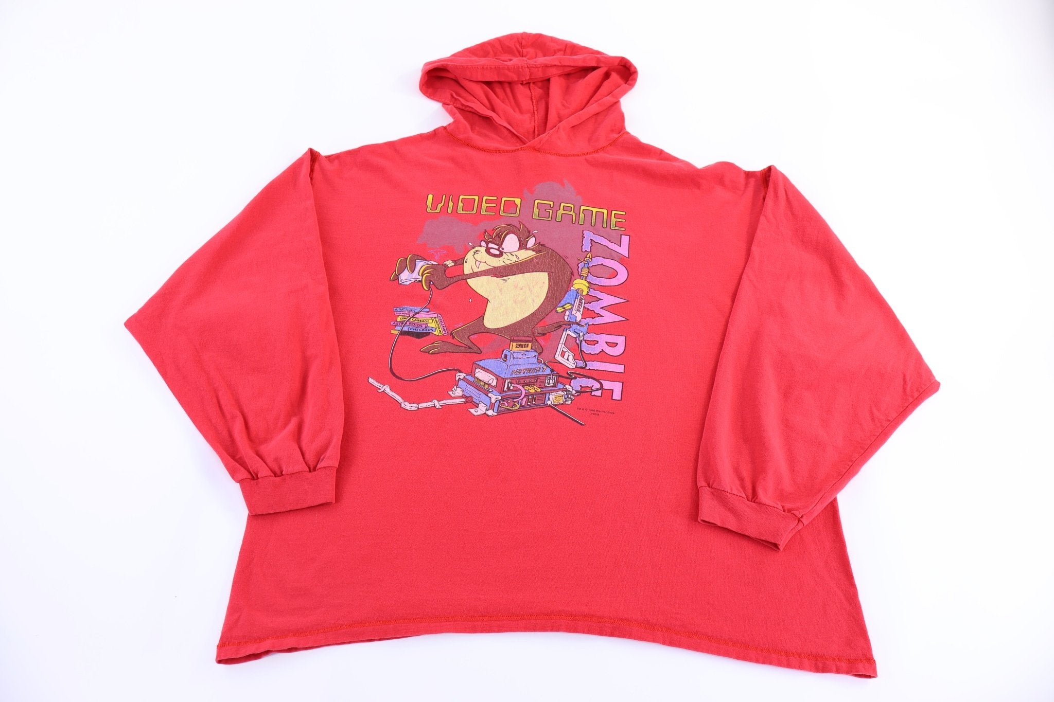 90's Taz The Devil Pullover Hoodie - Jackets - Thrifted Threads
